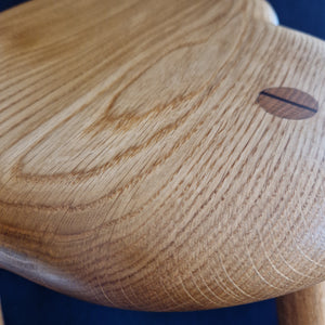 Hand Made Stool - Cornish Oak # 47