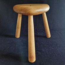 Load image into Gallery viewer, Hand Made Stool - Cornish Oak # 48
