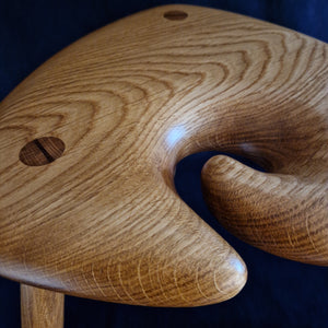 Hand Made Stool - French Oak # 49