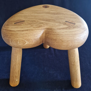 Hand Made Stool - French Oak # 59