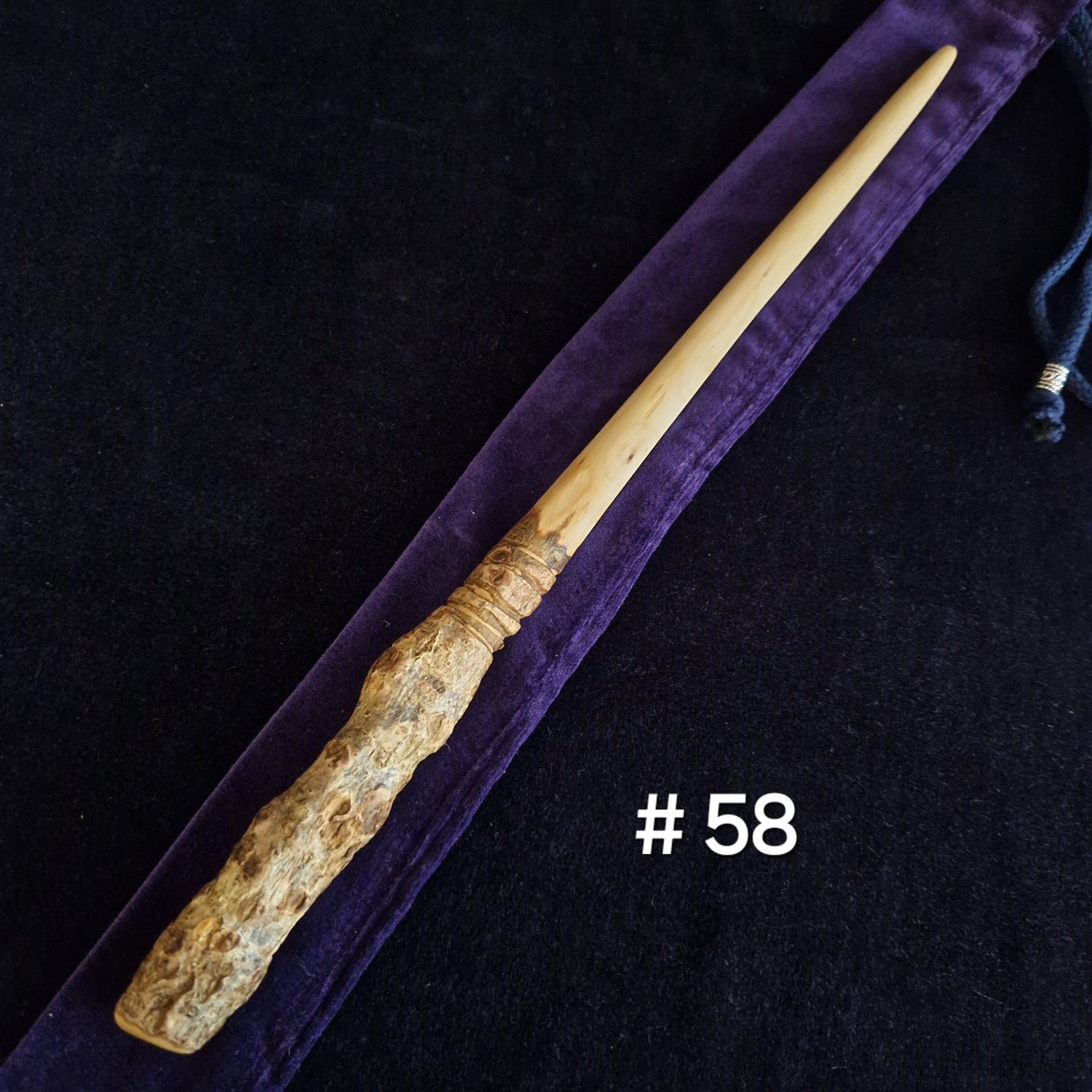 Wooden Wand # 58 - Cornish Holly