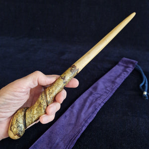 Wooden Wand # 61 - Cornish Birch