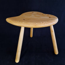 Load image into Gallery viewer, Hand Made Stool - Cornish Ripple Ash # 61
