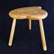 Load image into Gallery viewer, Hand Made Stool - Cornish Ripple Ash # 61
