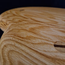 Load image into Gallery viewer, Hand Made Stool - Cornish Ripple Ash # 61
