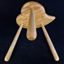 Load image into Gallery viewer, Hand Made Stool - Cornish Ripple Ash # 61
