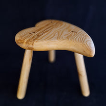 Load image into Gallery viewer, Hand Made Stool - Cornish Ripple Ash # 62
