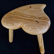 Load image into Gallery viewer, Hand Made Stool - Cornish Ripple Ash # 62
