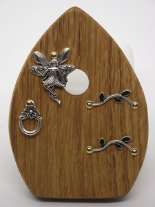 Wooden Fairy Door - Cornish Oak - Flying Fairy